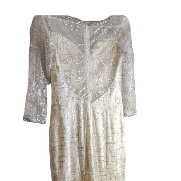 Nicoli by ASM 8 long dress with small train. Beautiful dress wedding, holidays - Picture 3 of 3